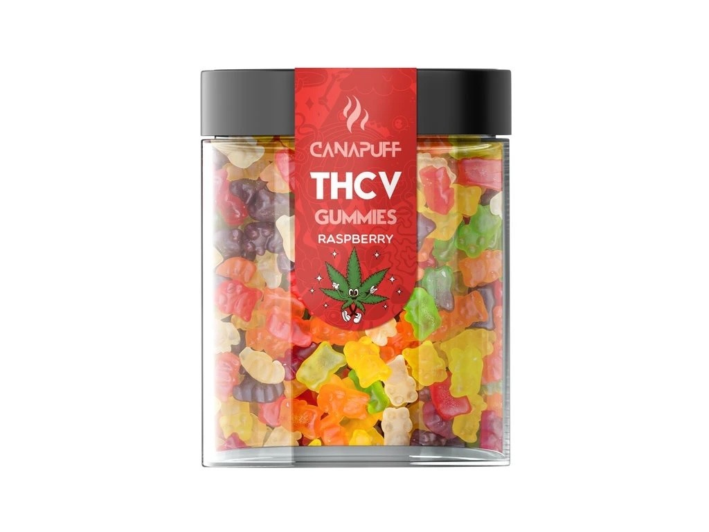 Canapuff THCV gummies Raspberry 25db