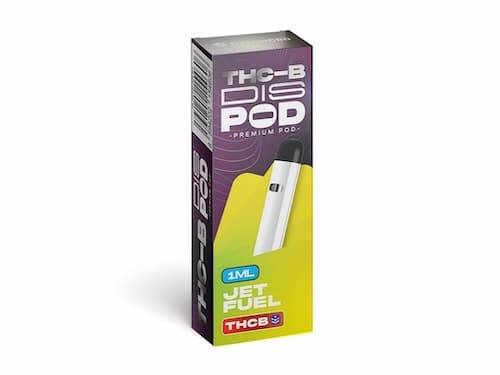 Czech CBD THC-B Vape Pen disPOD Jet Fuel 1000mg 1ml